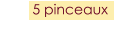 5 pinceaux