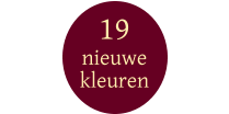 19 nouvelles  couleurs 19 nieuwe kleuren