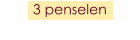 3 penselen