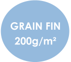 Grain fin 200g/m²