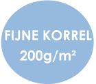 fijne korrel 200g/m²