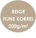 beige fijne korrel 200g/m²