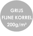 grijs fijne korrel 200g/m²