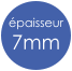 épaisseur 7mm