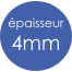 épaisseur 4mm