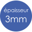 épaisseur 3mm
