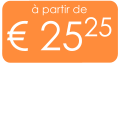 à partir de € 2525
