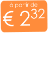 à partir de € 232
