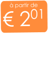à partir de € 201