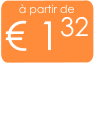 à partir de € 132