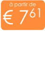 à partir de € 761