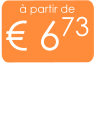 à partir de € 673