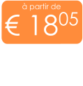 à partir de € 1805