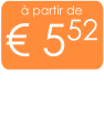 à partir de € 552