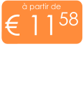 à partir de € 1158