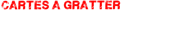 cartes a gratter  a effets