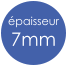 épaisseur 7mm