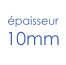 épaisseur 10mm
