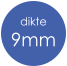 dikte 9mm