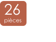 26  pièces