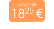 à partir de 1825 €