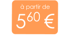 à partir de 560 €