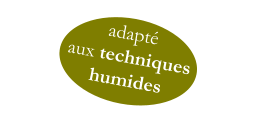 adapté  aux techniques  humides