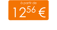 à partir de 1256 €