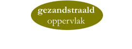 gezandstraald  oppervlak