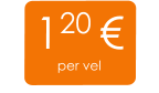120 € per vel