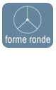 forme ronde