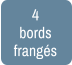 4 bords  frangés