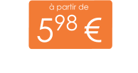 à partir de 598 €