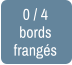 0 / 4  bords  frangés