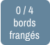0 / 4  bords  frangés