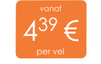 vanaf 439 € per vel