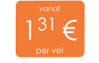 vanaf 131 € per vel