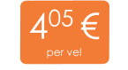 405 € per vel