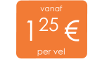 vanaf 125 € per vel