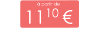à partir de 1110 €