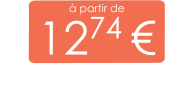 à partir de 1274 €