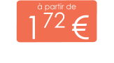 à partir de 172 €