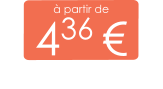 à partir de 436 €
