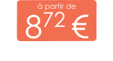 à partir de 872 €