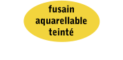 fusain  aquarellable  teinté