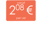 vanaf 208 € per vel