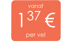 vanaf 137 € per vel
