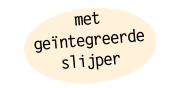 met geïntegreerde slijper