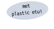 met  plastic etui