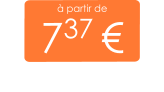 à partir de 737 €